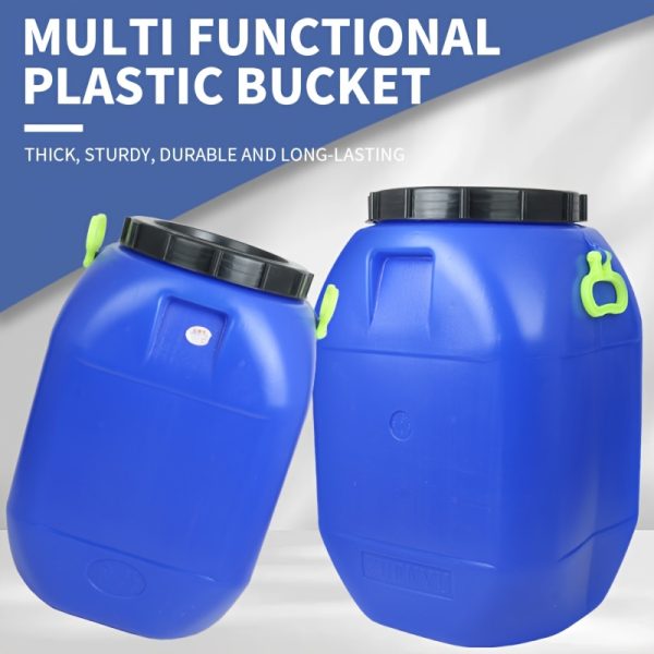 13.21gal Industrial Plastic Bucket with Lid and Handle, Uniform Wall Thickness, Anti-Fall, Waterproof, Stackable Chemical Storage Container with Inner and Outer Protection, Water Tank, Bucket, Barrel Container, Bucket With Lid, Barrel For Shipping, Ibc Tank