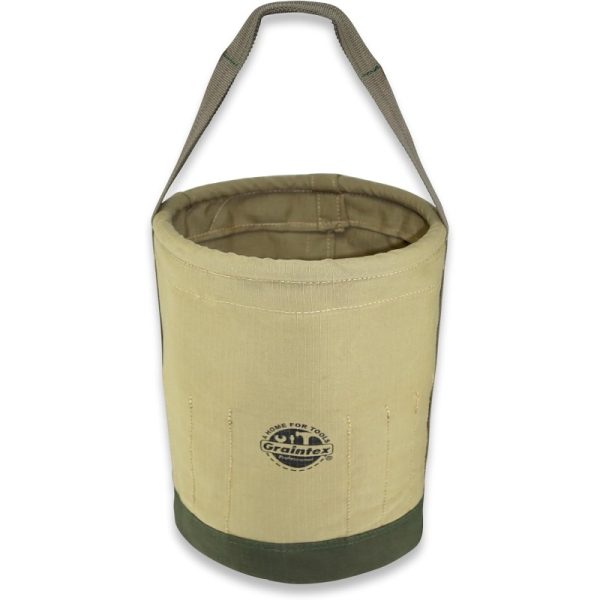 Heavy-Duty Tapered Utility Bucket with Reinforced Base & Carry Handle - 12