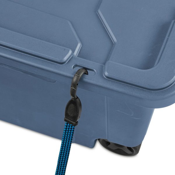 2pcs Heavy-Duty 40 Gallon Industrial Wheeled Storage Bins with Locking Lid - Rugged Plastic Construction, Stackable Design & Smooth-Rolling Casters for Warehouse, Garage, Construction Site - Durable Multi-Purpose Large Capacity Totes (Secure Transport, Space-Saving), Heavy Duty Luggage Strap, Luggage Strap Heavy Duty, Luggage Strap For Suitcase, Suitcase Strap, Storage Organization, Storage Bin With Lid, Collapsible Storage Container, Closet Organizer And Storage, Stackable Storage